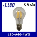 LED A60 4W 6W 8W glass filament bulb