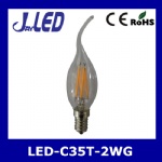 LED C35T 2W 3.5W glass filament bulb