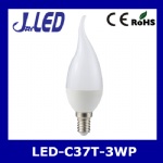 LED candle lamp C37T bulb 3W 4W 5W 6W 7W