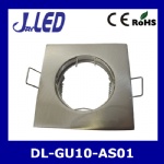 Downlight square single circle aluminum