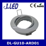 Downlight round double circle aluminum