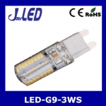 LED G9 bulb 3W silicone body