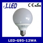 LED G95 bulb aluminum body 12W 15W 18W
